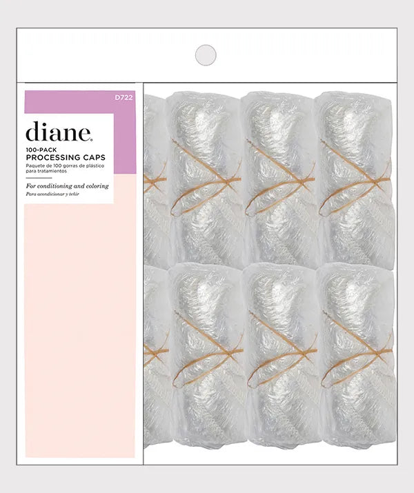 Diane Salon Clear Processing Caps 100 Pack