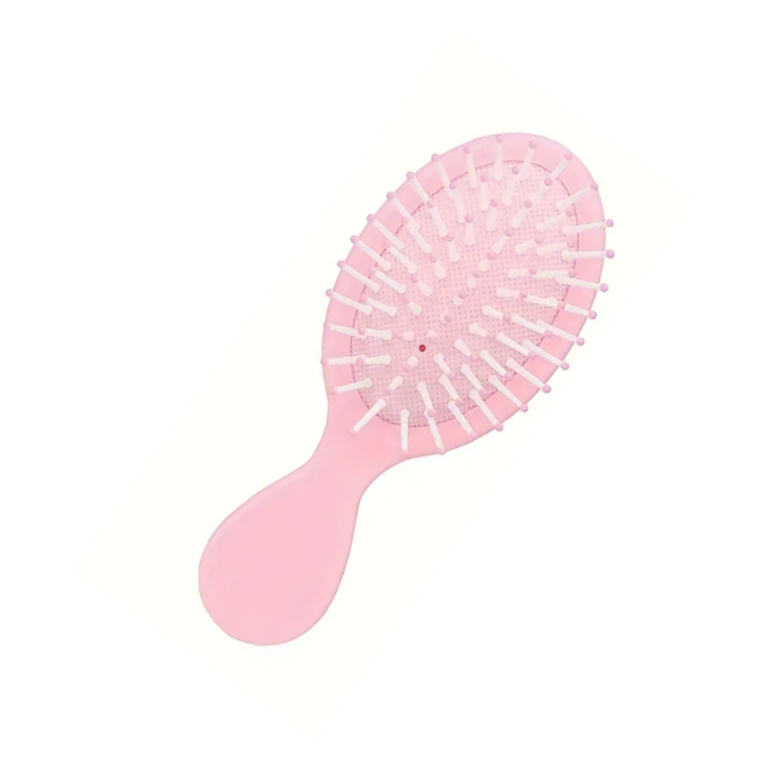 Mini Travel Hairbrush - Pink
