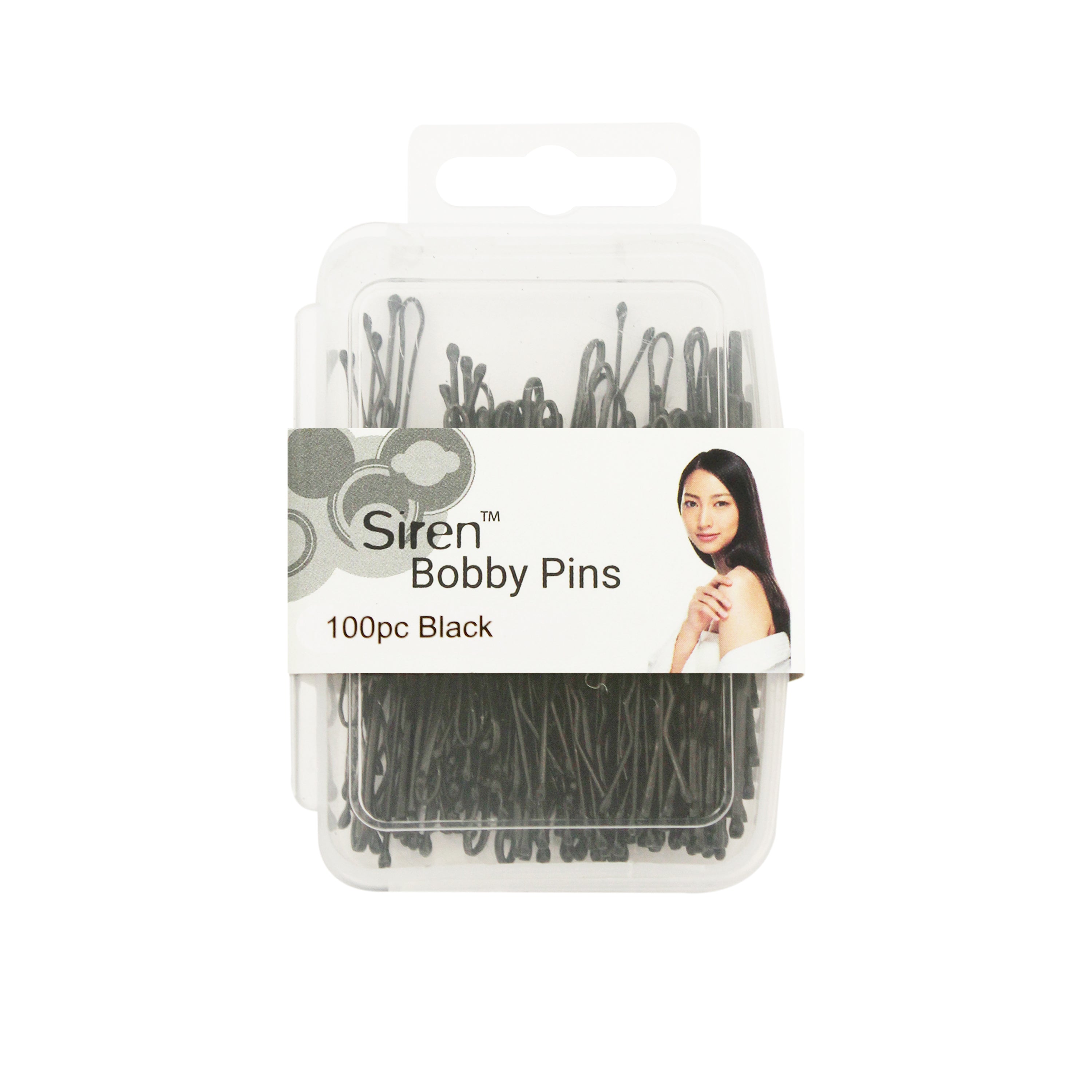 Siren Bobby Pins Small 100pc Black