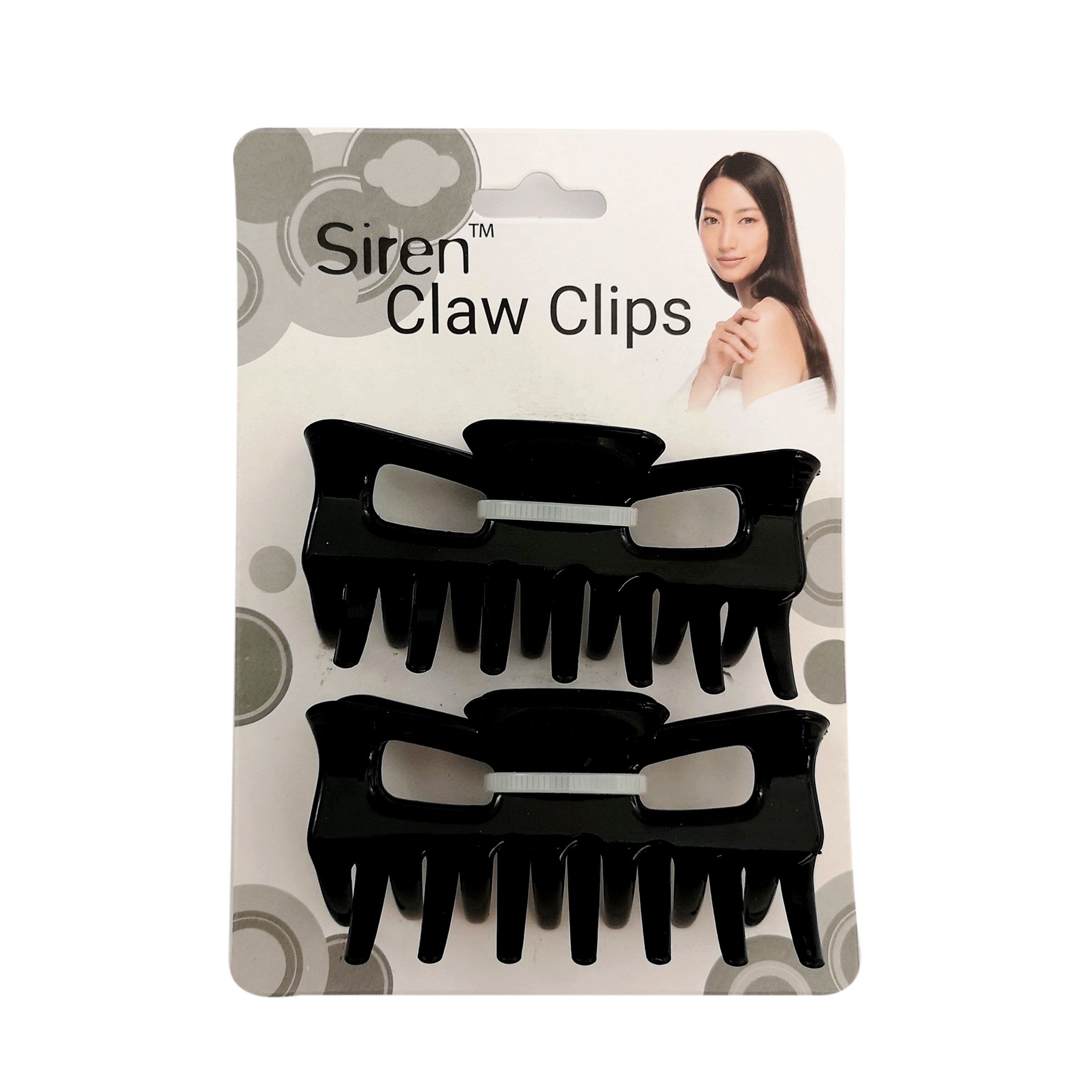 Siren Black Claw Clips 2pc