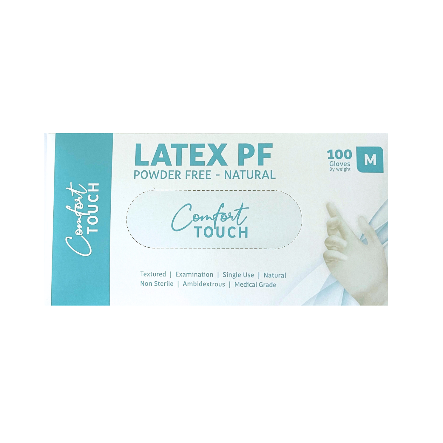 Latex Gloves Medium  - 100 Gloves
