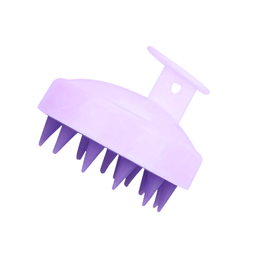 Shampoo Massage Brush - Dark Purple